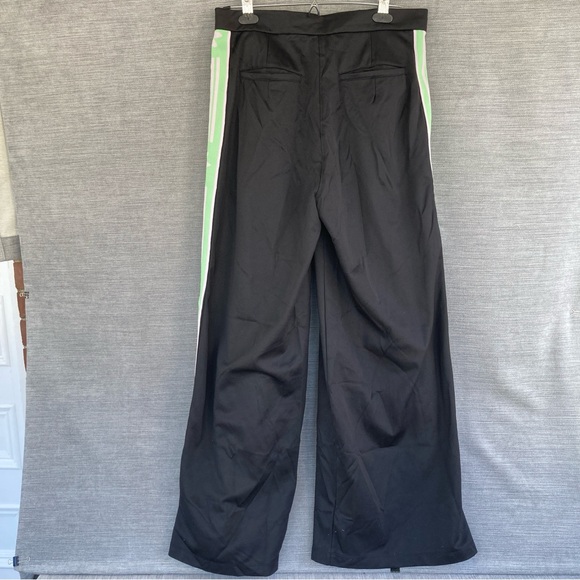 Adidas Wide Leg Track Pants Black - Picture 3 of 8